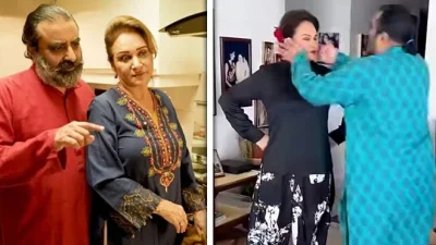 سرخی: ویڈیوز وائرل، بشریٰ انصاری ایک بار پھر تنقید کی زد میں