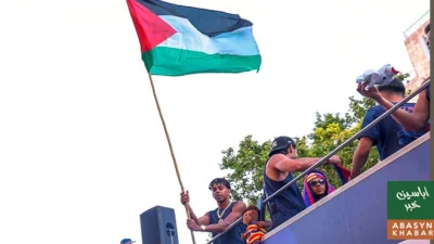 بارسلونا کے لامان یمال کا ٹائٹل جشن کے دوران فلسطین سے اظہارِ یکجہتی