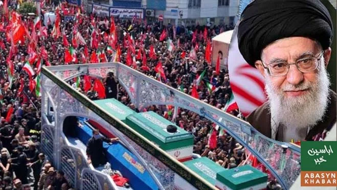 آیت اللہ علی خامنہ ای کی میت ہیلی کاپٹر کے ذریعے قم منتقل