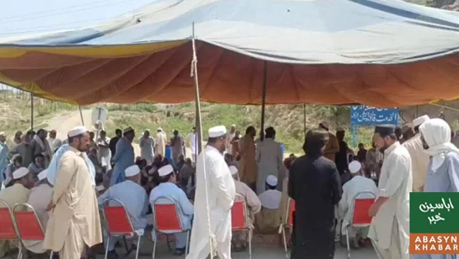 تاجر کے اغوا کیخلاف لنڈی کوتل میں احتجاج، پاک افغان شاہراہ چوتھے روز بھی بند