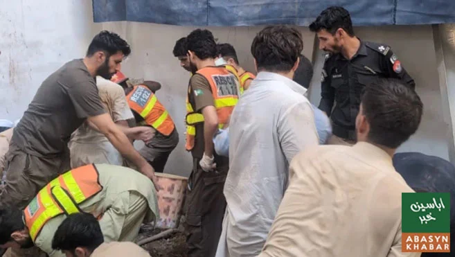 پشاور میں نجی اسکول کی چھت گرنے سے 33 افراد جاں بحق، 50 سے زائد زخمی