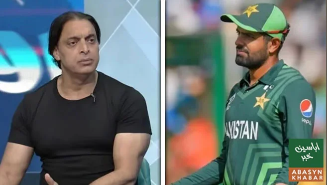 بابر اعظم کی ون ڈے ٹیم میں جگہ خطرے میں، شعیب اختر