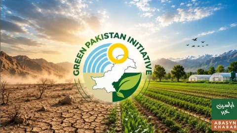 گرین پاکستان انیشیٹو سے بنجر زمینیں آباد ہونے لگیں