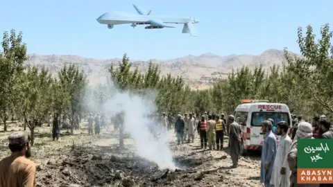 مستونگ میں باغ پر ڈرون حملہ، 4 مزدور جاں بحق، 3 زخمی