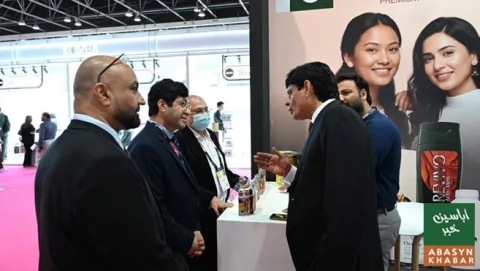 دبئی میں بیوٹی ورلڈ مڈل ایسٹ، پاکستان پویلین کا افتتاح