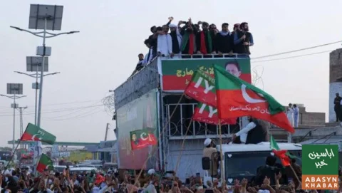 پی ٹی آئی لانگ مارچ کا قافلہ آج ضلع خیبر پہنچے گا